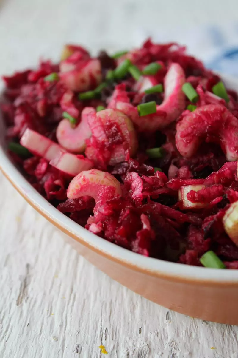 Sem Avental: Salada de beterraba com perú